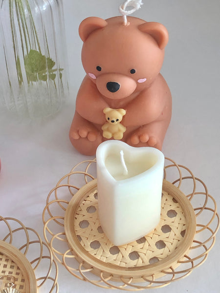 Large Teddy Bear Candle