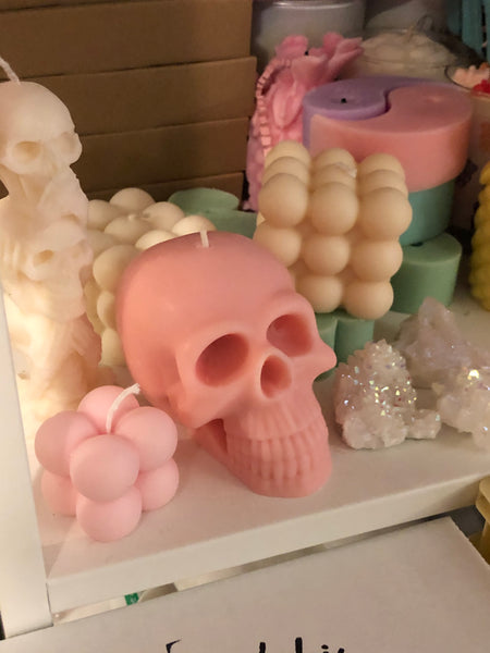 Jumbo Skull Candles